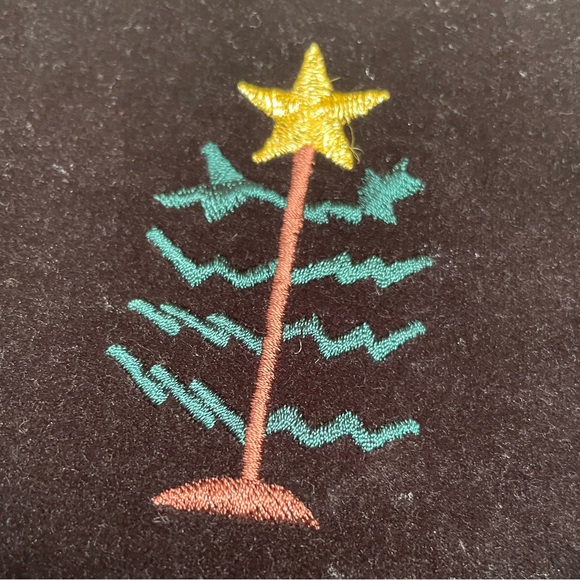 WESTBOUND Black Velvet Texture Snowman Christmas Holiday Vest Women’s Size XL - Picture 7 of 11